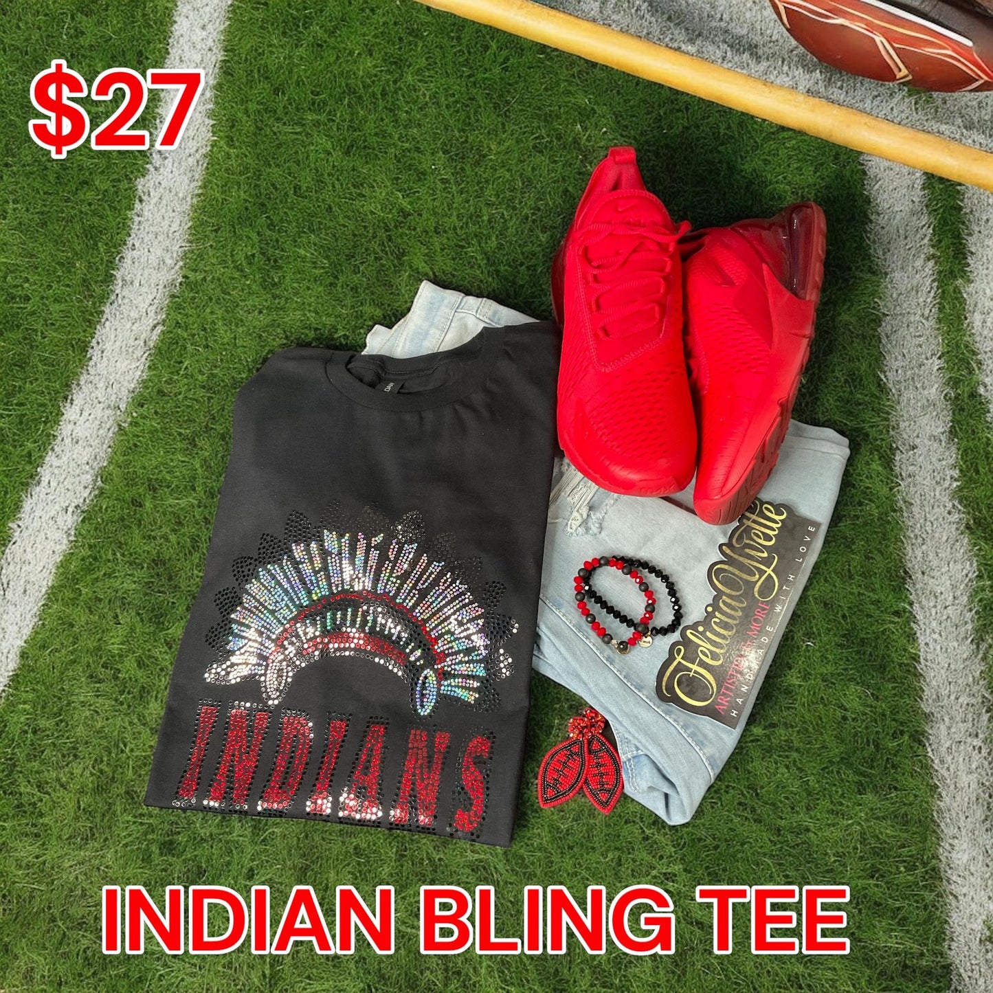 Indian Bling Tee