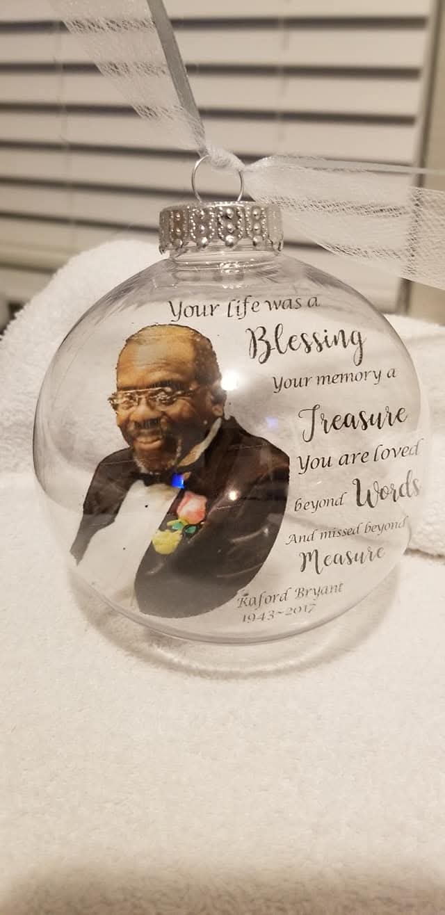 Clear Customized Keepsake Ornaments