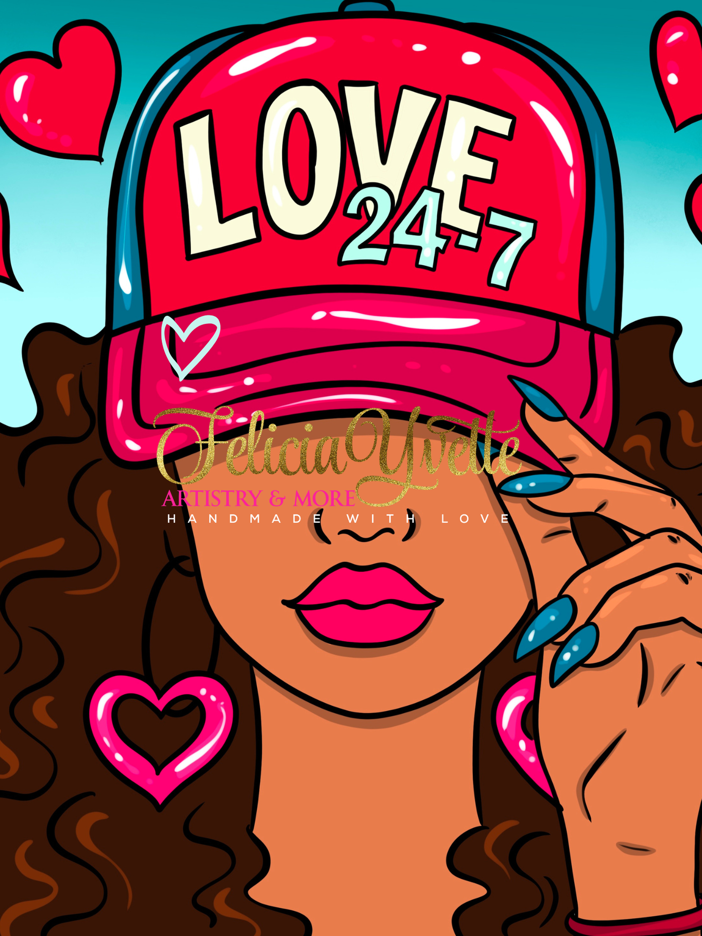 Valentine Canvas Paint Kit