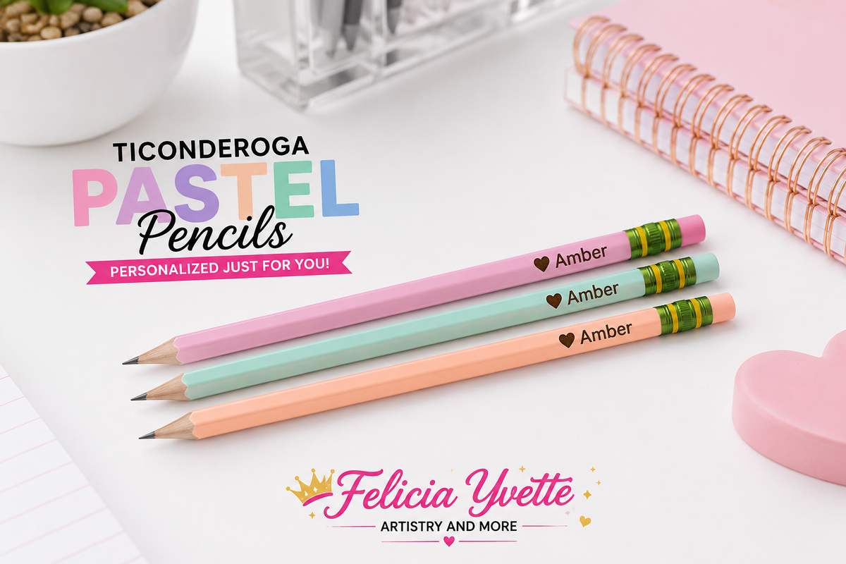 Personalized Ticonderoga Pastel Pencils