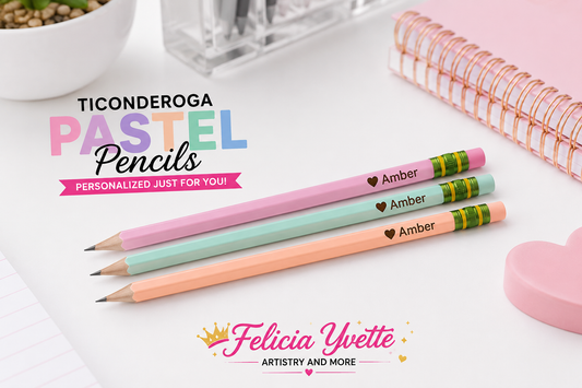 Personalized Ticonderoga Pastel Pencils