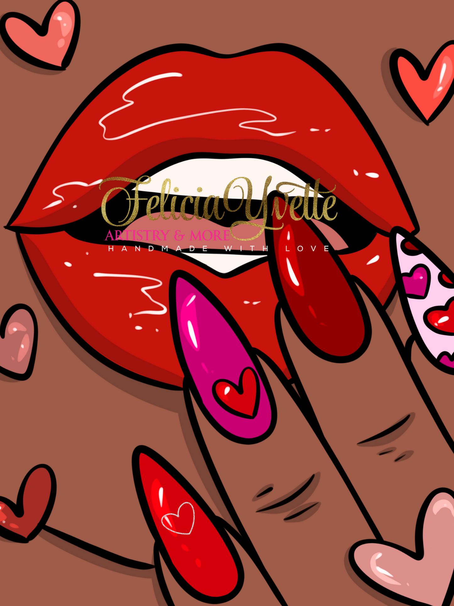 Valentine Canvas Paint Kit