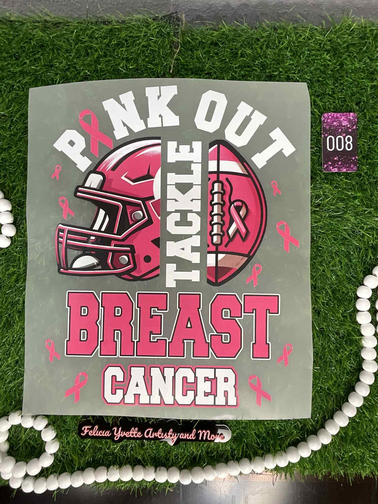 Breast Cancer DTF prints