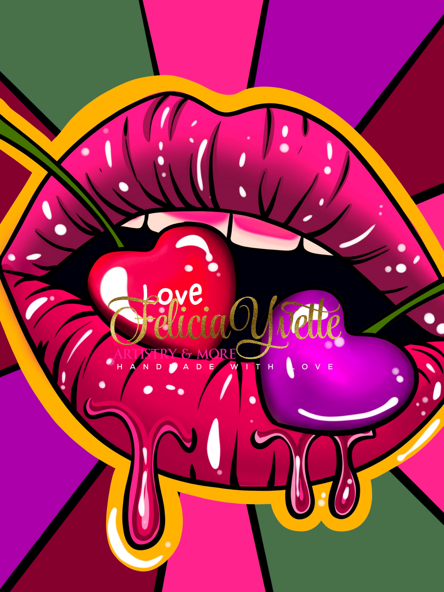 Valentine Canvas Paint Kit