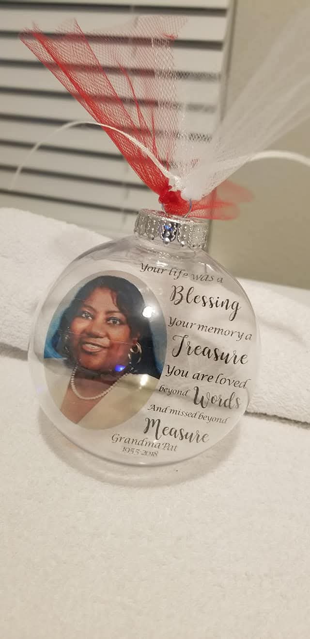Clear Customized Keepsake Ornaments