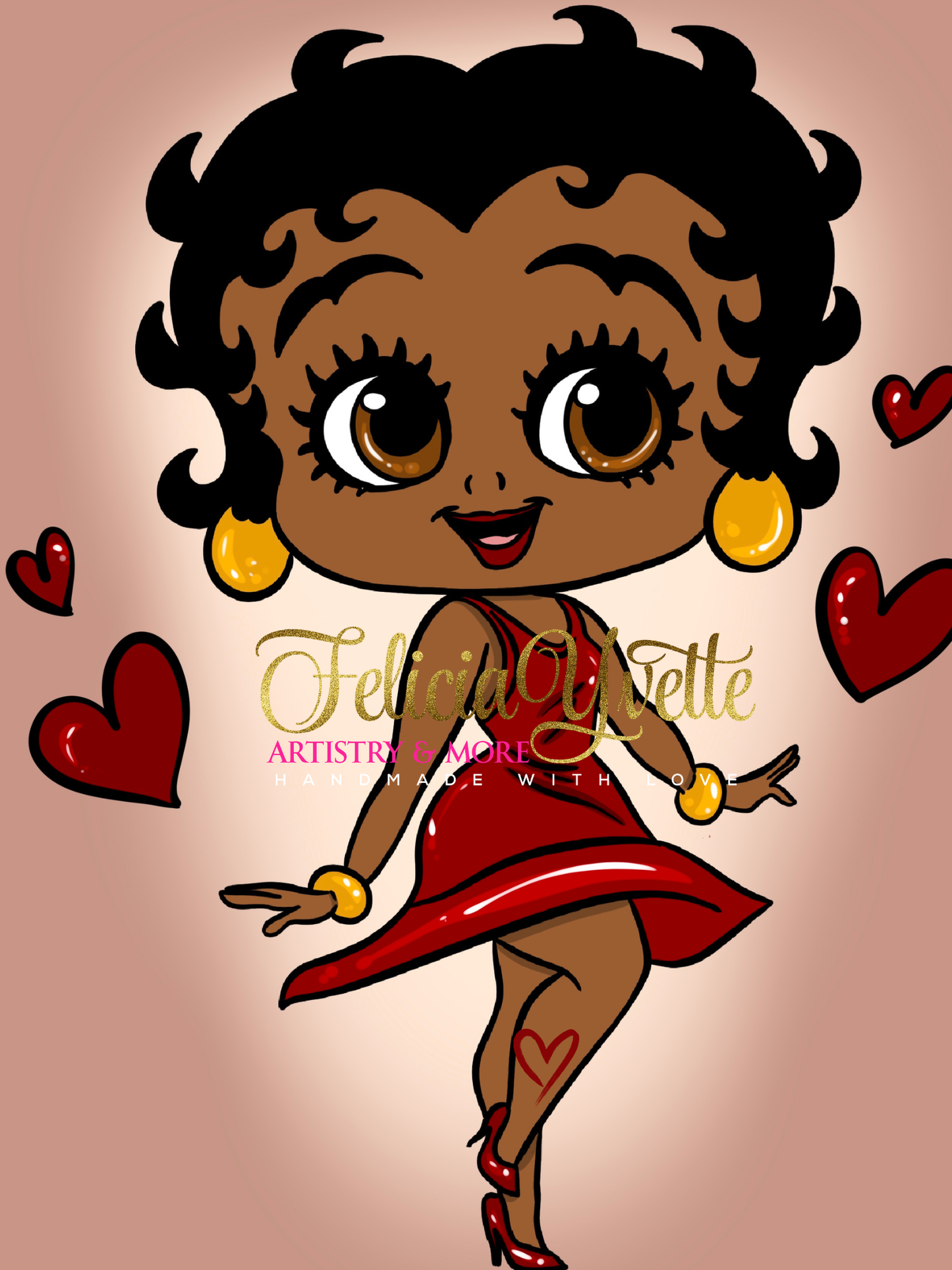Valentine Canvas Paint Kit
