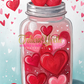 Valentine Canvas Paint Kit