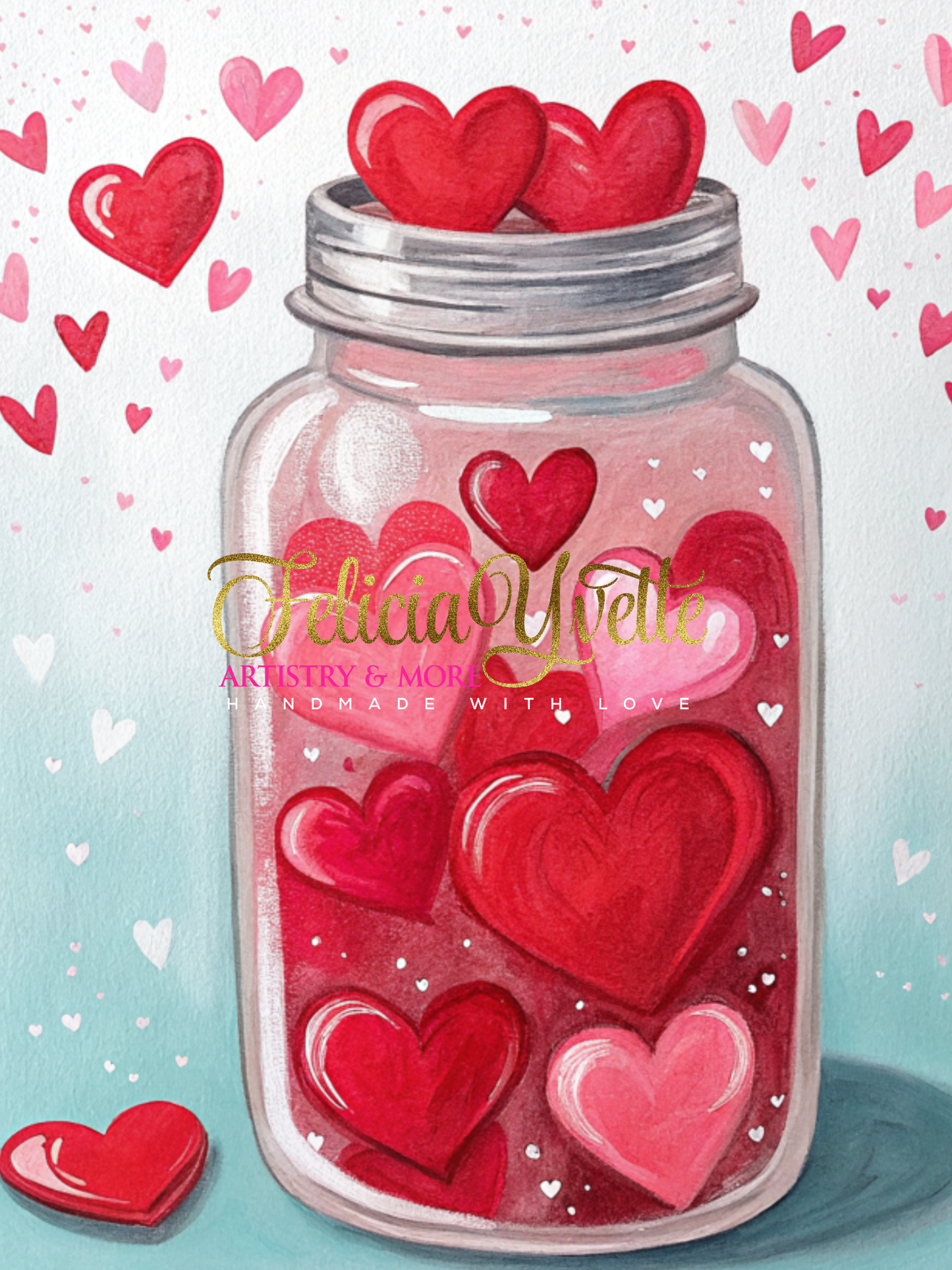 Valentine Canvas Paint Kit