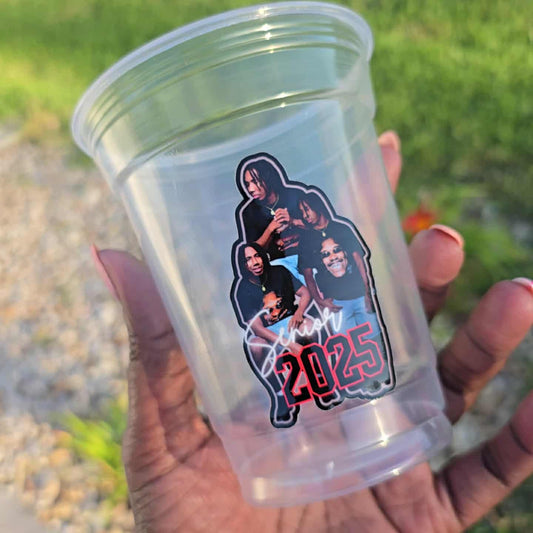 Custom Clear 16 oz Graduation Cup