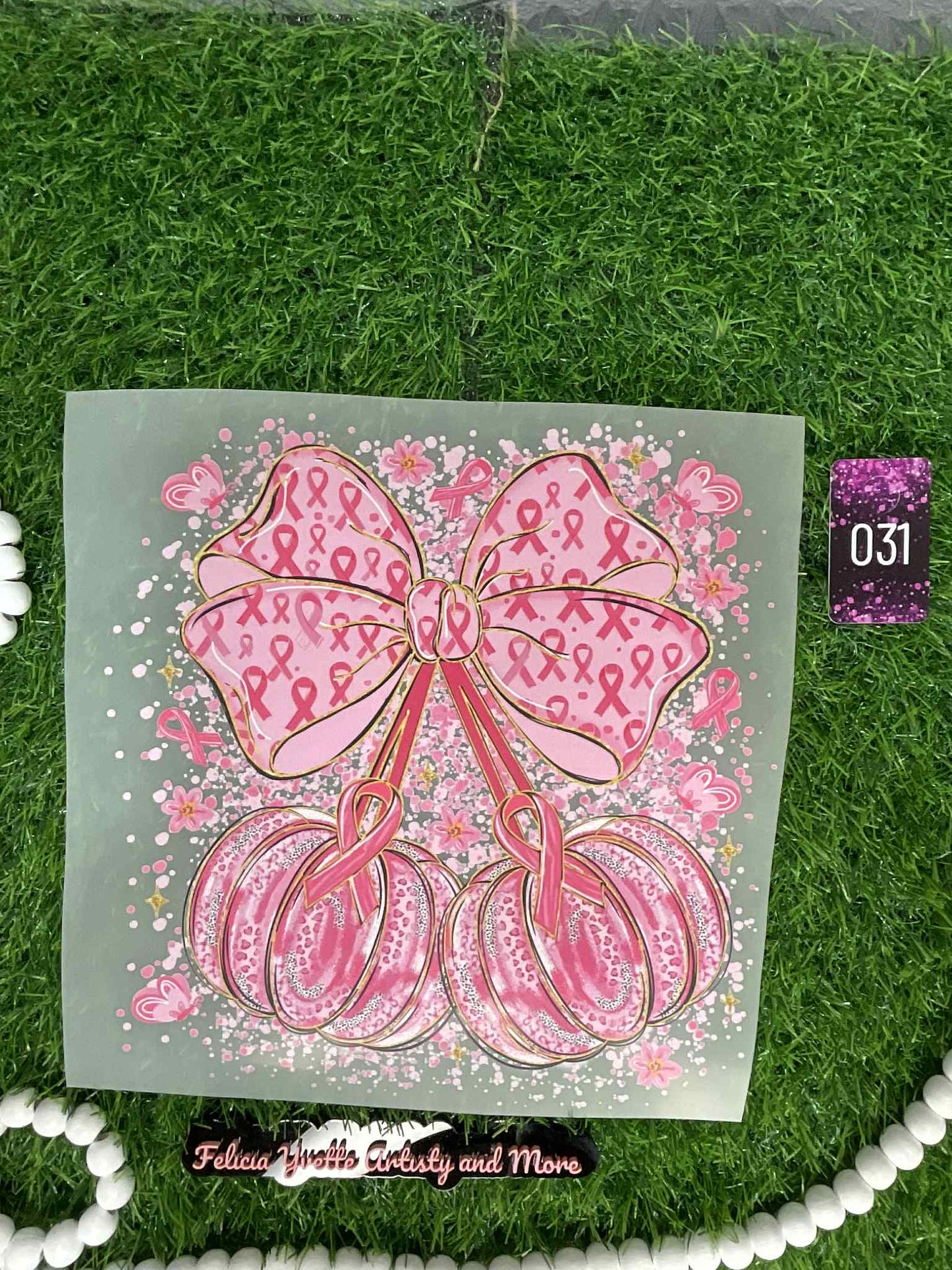 Breast Cancer DTF prints