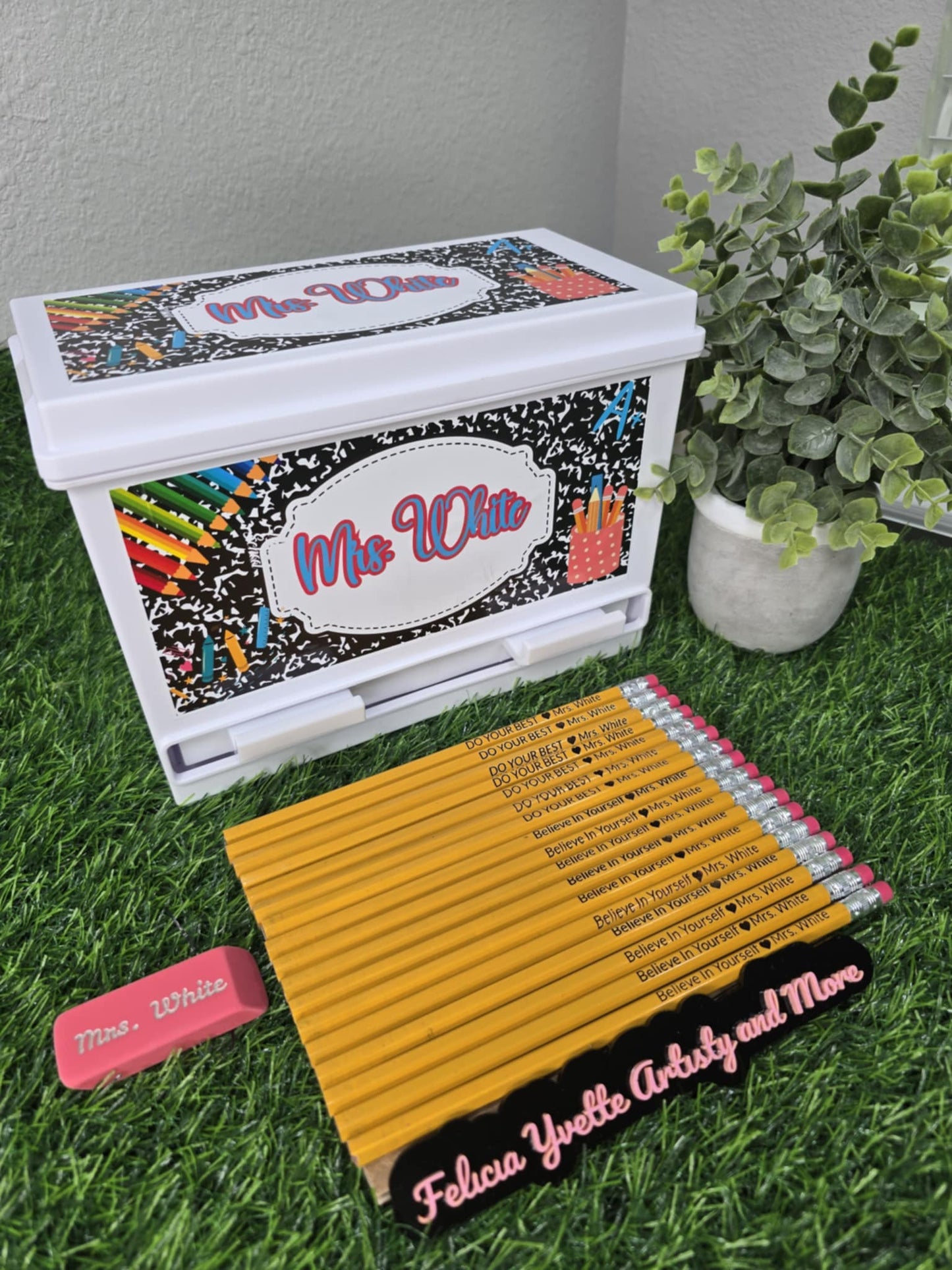 Personalized Pencil Dispenser