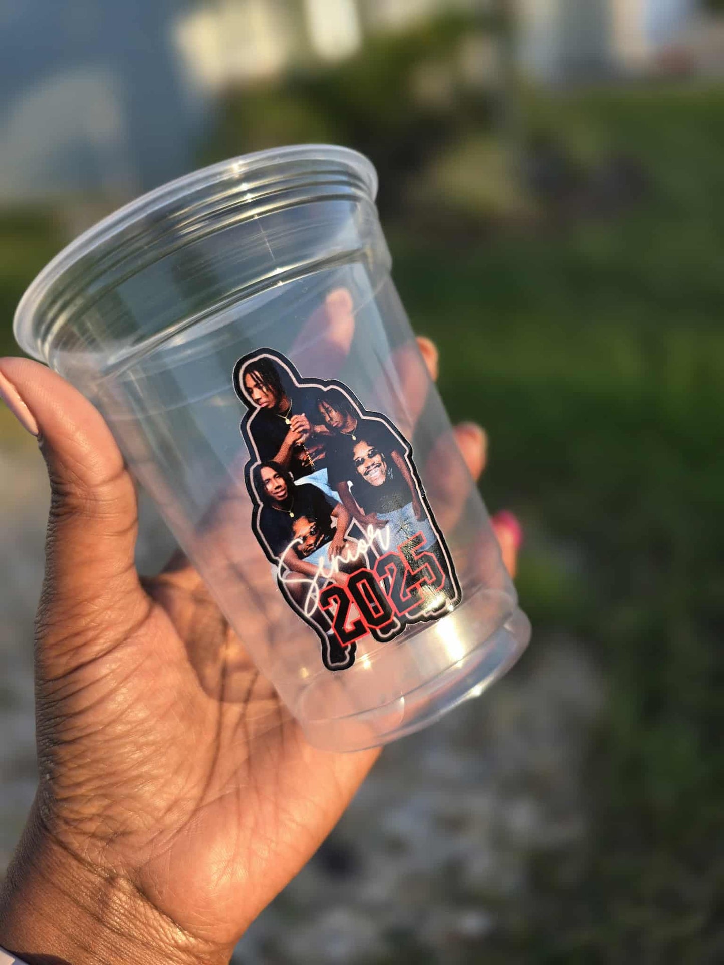 Custom Clear 16 oz Graduation Cup