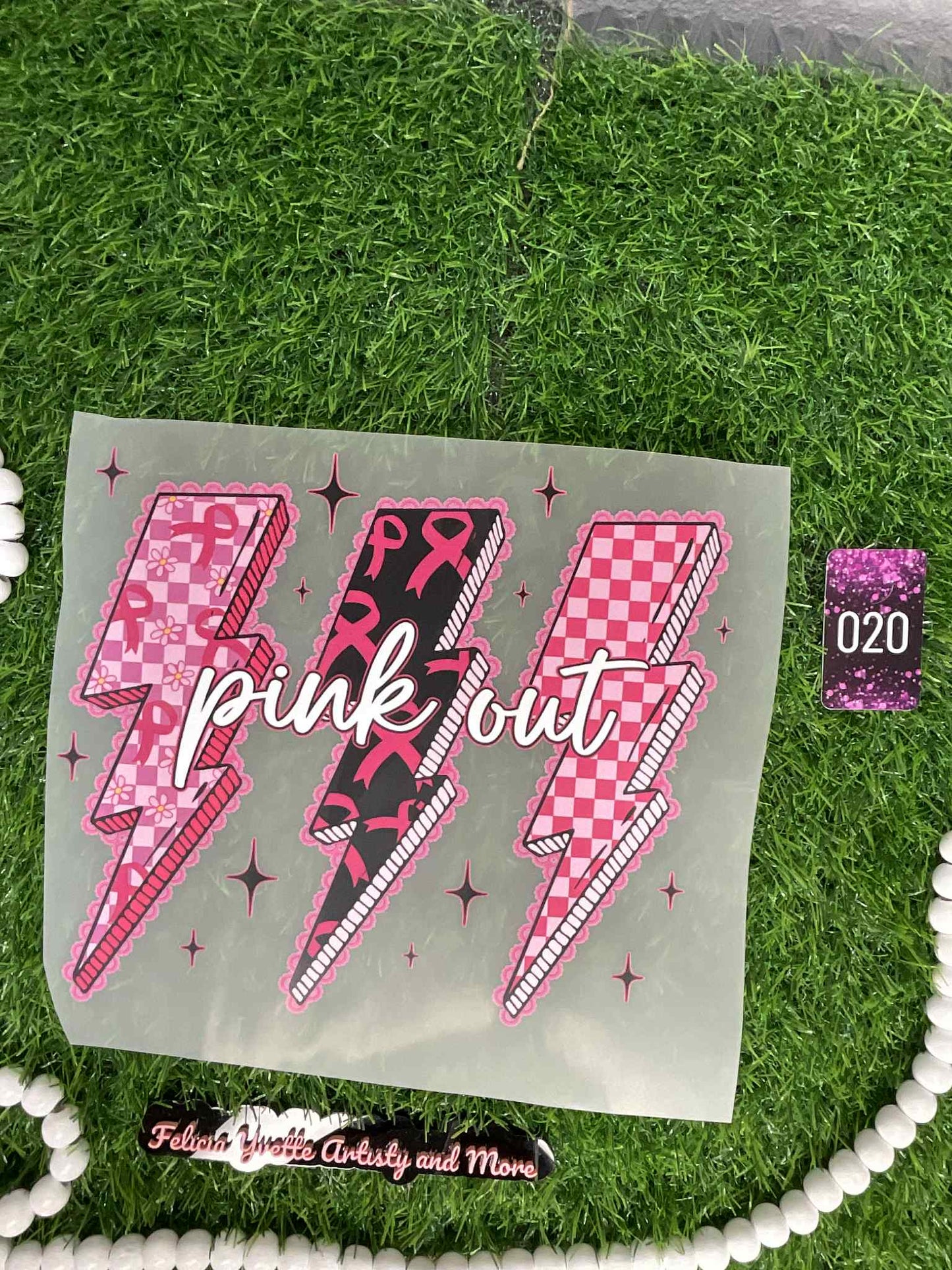 Breast Cancer DTF prints
