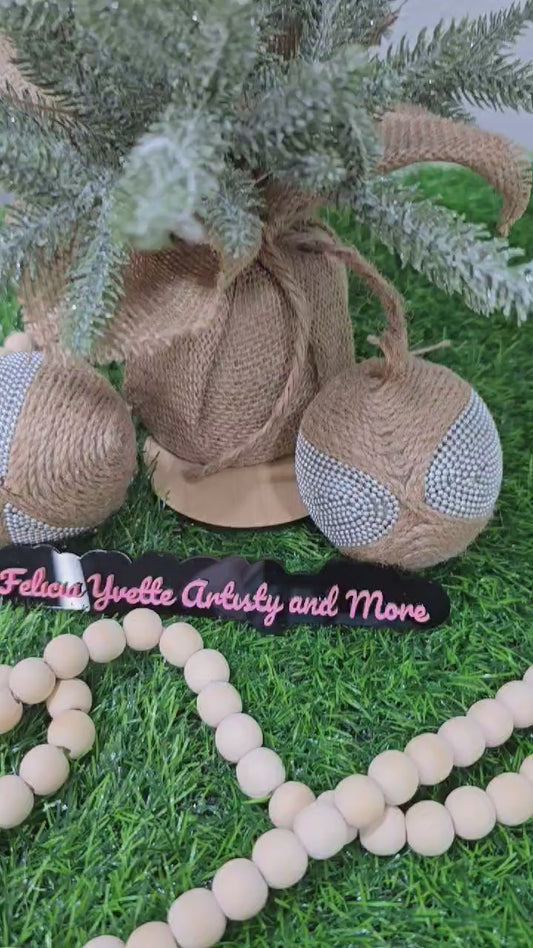 Clear Customized Keepsake Ornaments