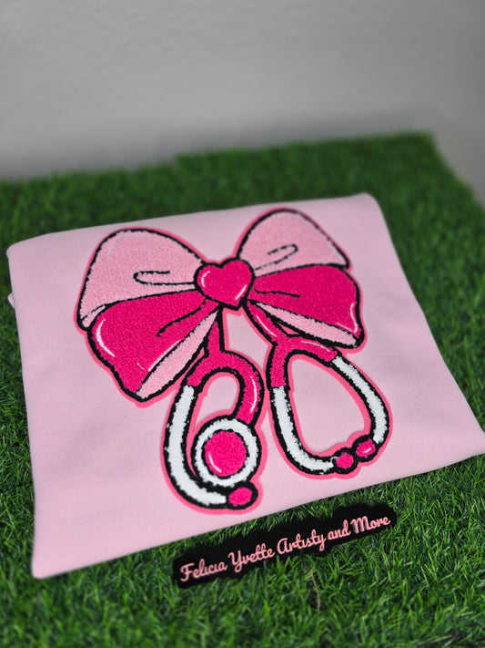 Nurse Bow Sweatshirt