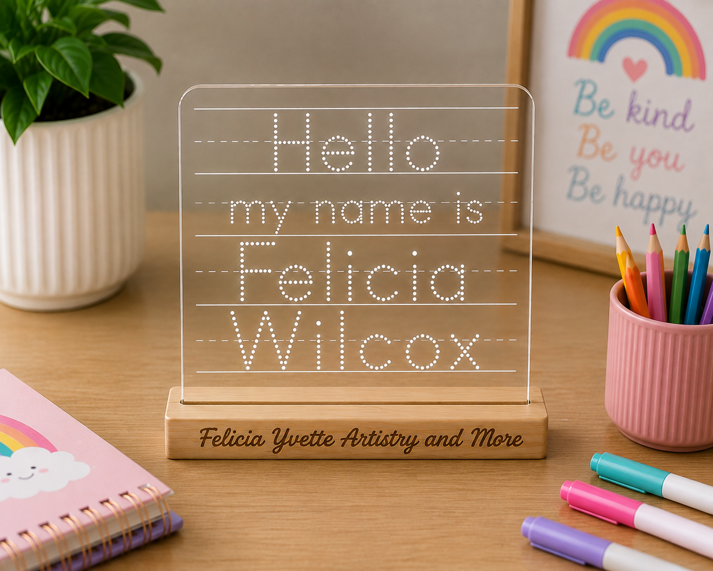 Alphabet and Name Tracing Board