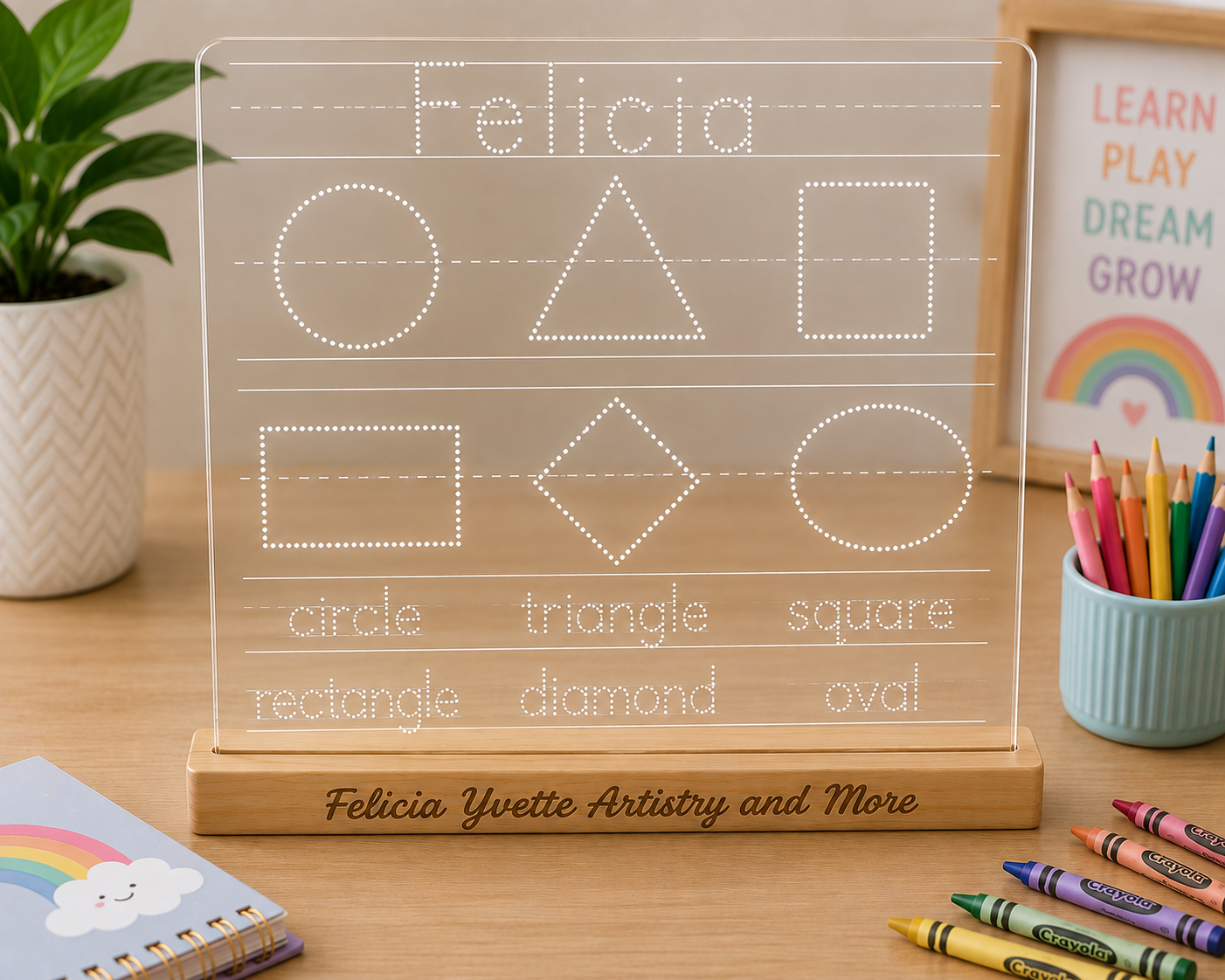 Alphabet and Name Tracing Board